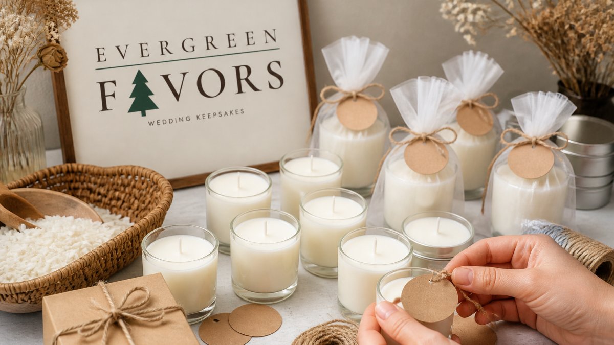 Handcrafted Candle Favors With Custom Labels: A Guide