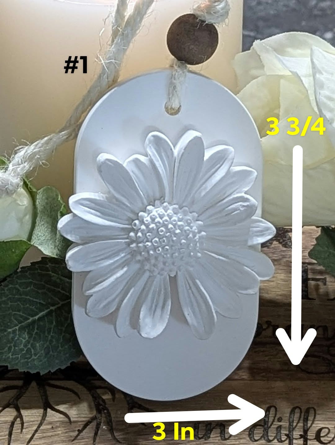 Floral Aroma Stone Wedding Favors