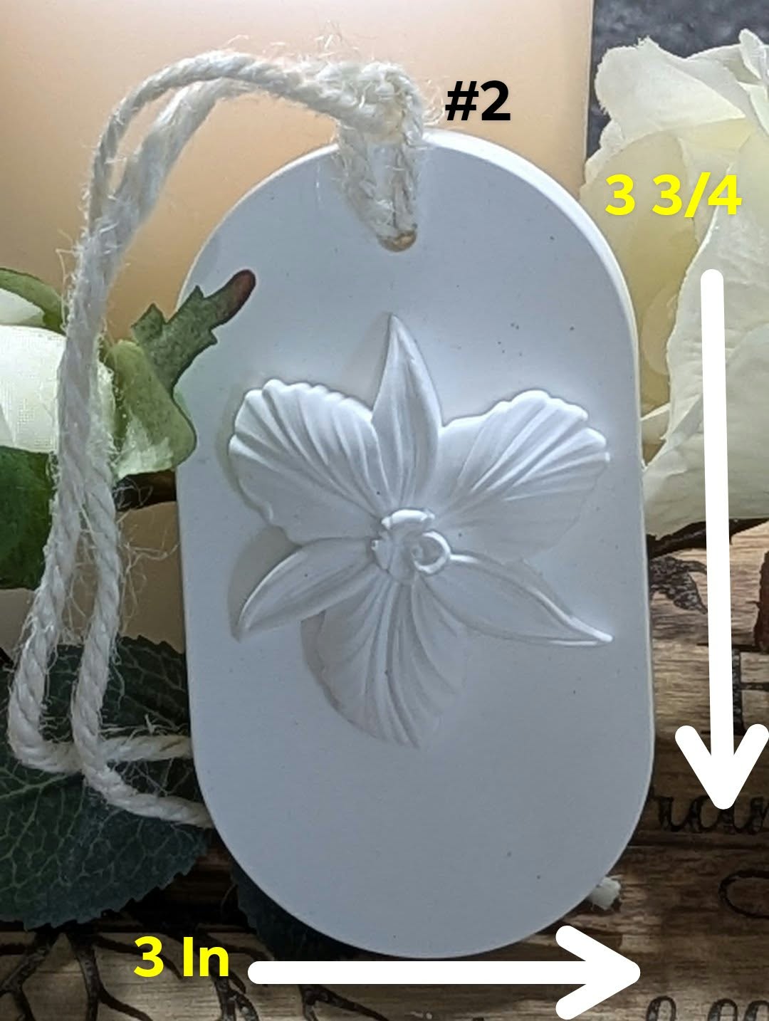 Floral Aroma Stone Wedding Favors