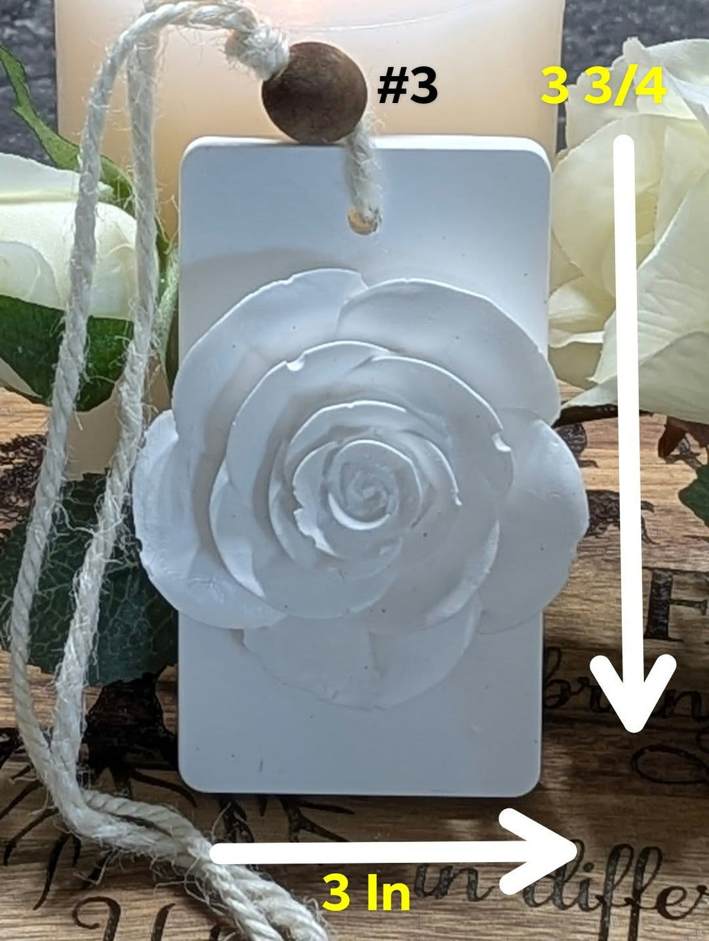 Floral Aroma Stone Wedding Favors