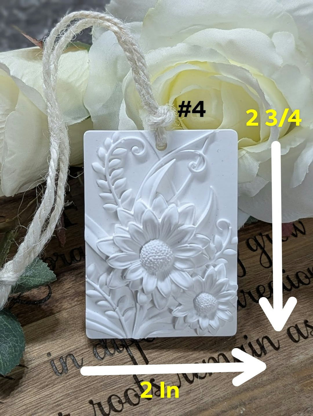 Floral Aroma Stone Wedding Favors