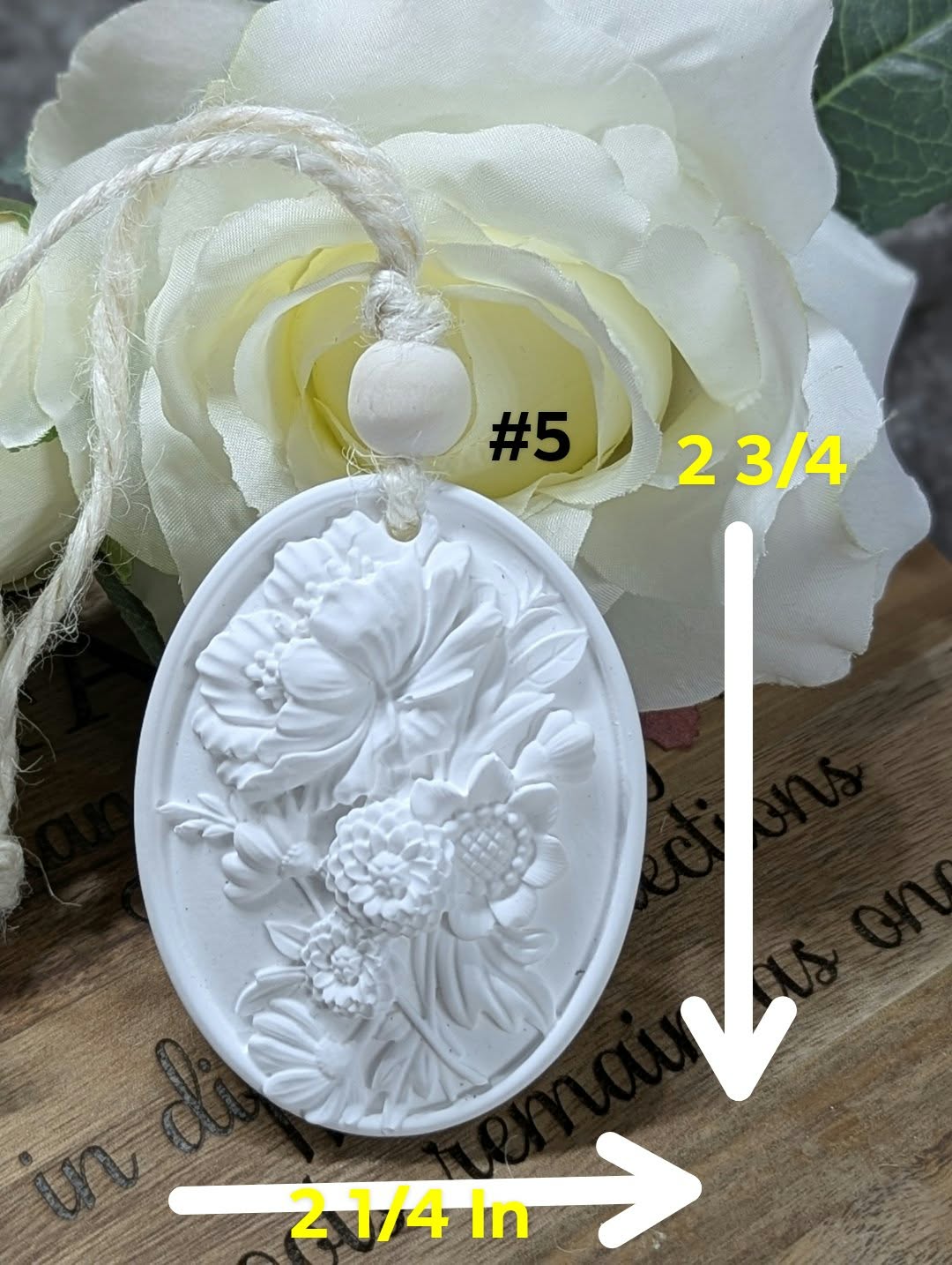 Floral Aroma Stone Wedding Favors