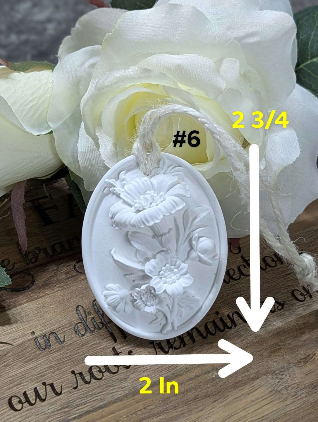 Floral Aroma Stone Wedding Favors